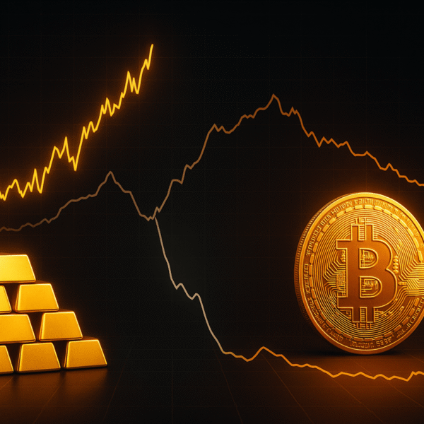 Bitcoin-Gold Correlation Turns Negative For First Time In…