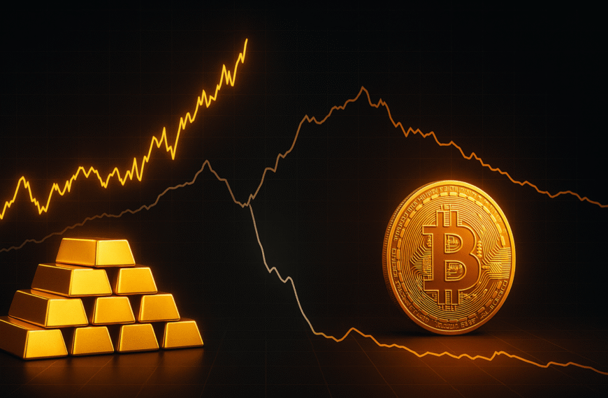 Bitcoin-Gold Correlation Turns Negative For First Time In…