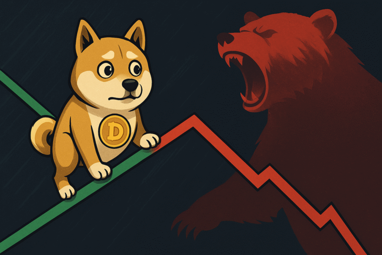 One Slip And Dogecoin Could Plunge Back Into A Bear Market