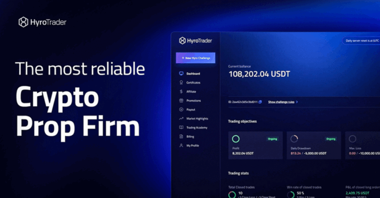 Crypto Prop Trading With Real Capital: Inside HyroTrader’s Funding Model