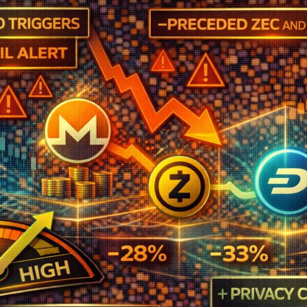 Monero Triggers Retail Alert That Preceded ZEC And…