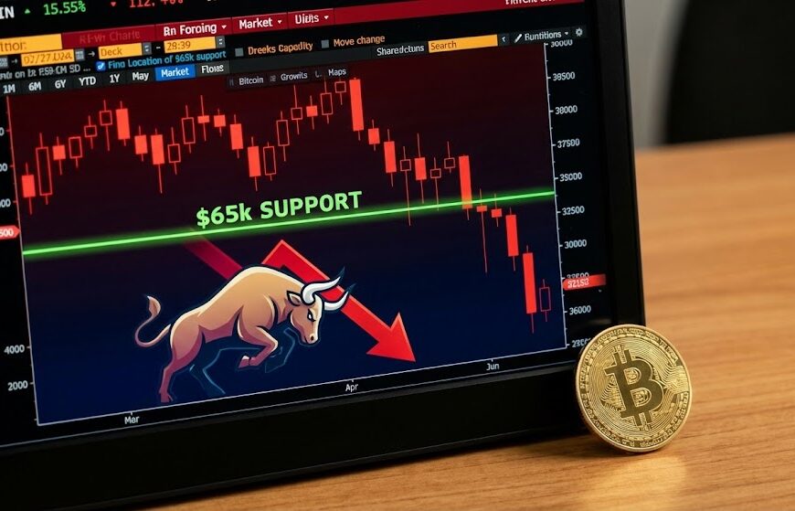 Bitcoin Price Bleeds Lower With $65K Becoming The&hellip;