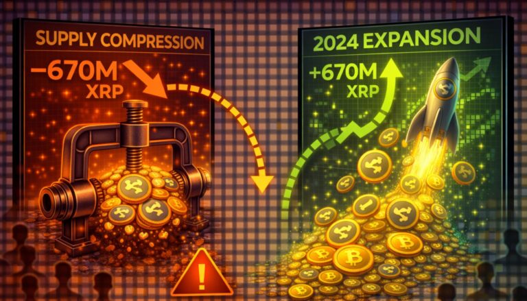 XRP’s Brutal Supply Compression Signals A Repeat Of The 2024 Expansion