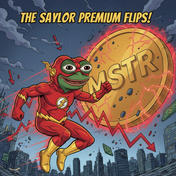 Saylor Premium Flips to a Discount: $HYPER Soars