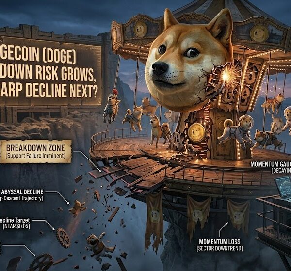 Dogecoin (DOGE) Breakdown Risk Grows, Is a Sharp…