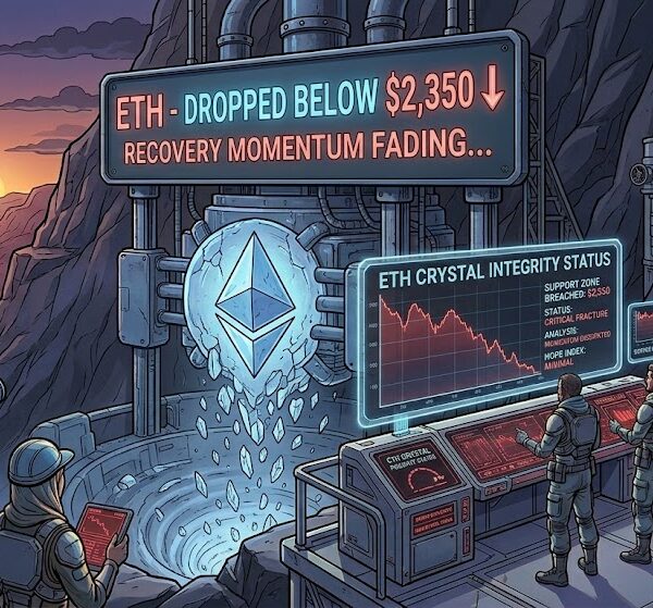 Ethereum Price Drops Below $2,350, Recovery Hopes Start&hellip;