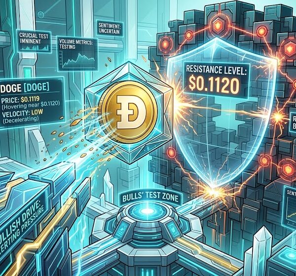 Dogecoin (DOGE) Slows Near $0.1120, Bulls Face Crucial&hellip;