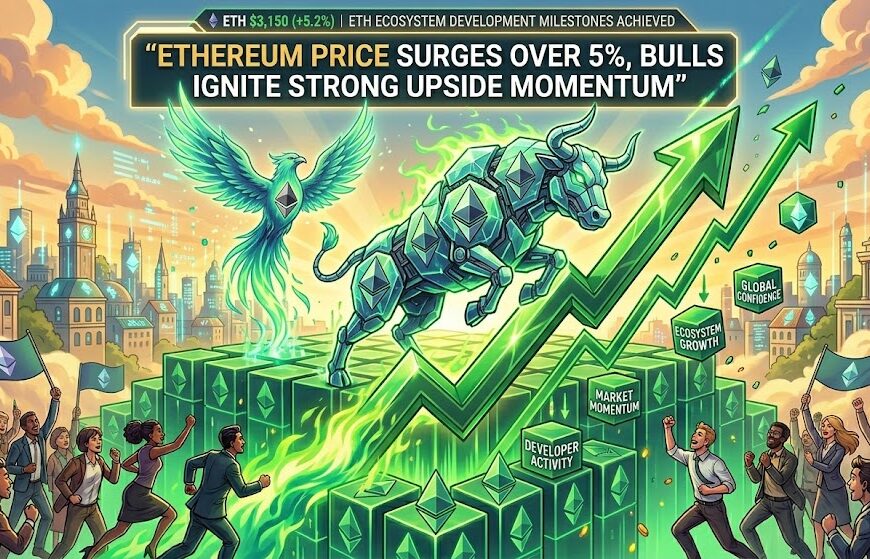 Ethereum Price Tracks Bitcoin Rally, Targets Crucial Break&hellip;