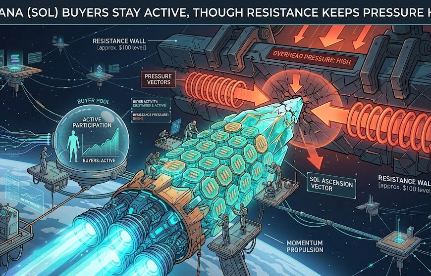 Solana (SOL) Buyers Stay Active, Though Resistance Keeps&hellip;